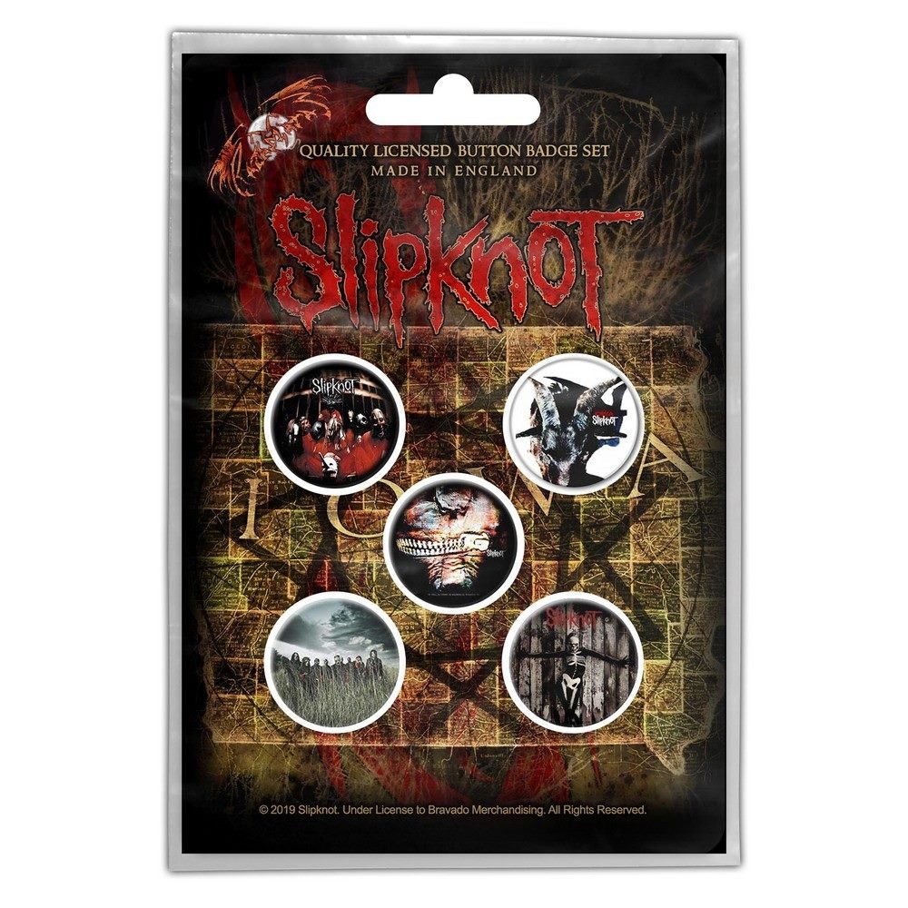 SLIPKNOT スリップノット (結成 30周年 ) - Albums / バッジ - PGS
